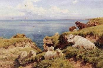 unknow artist Sheep 164 oil painting image